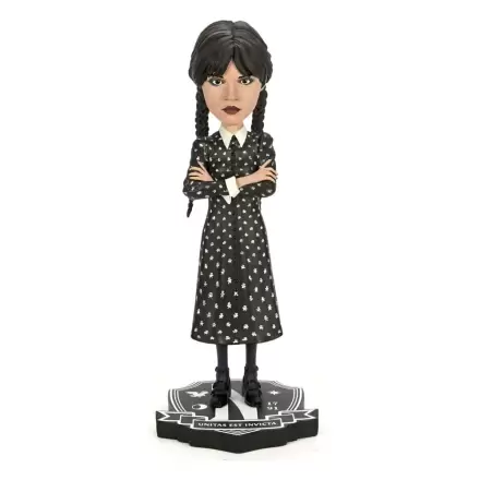 Wednesday Head Knocker Bobble-Head figura Wednesday Addams 21 cm termékfotója