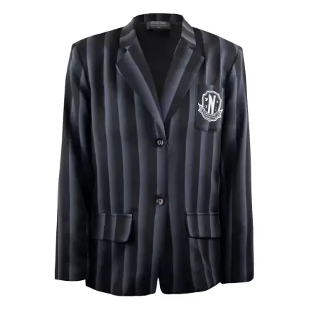 Wednesday Jacket Nevermore Academy black Striped blézer termékfotója