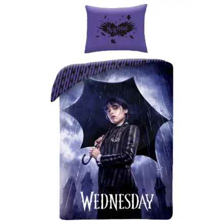 Wednesday Rainy Day mikroszálas ágyneműhuzat termékfotó