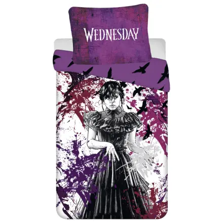 Wednesday Raven mikroszálas ágyneműhuzat termékfotó