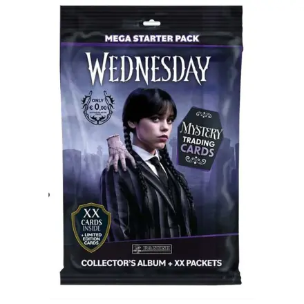 Wednesday Trading Cards Starter Pack német nyelvű kártyacsomag termékfotó