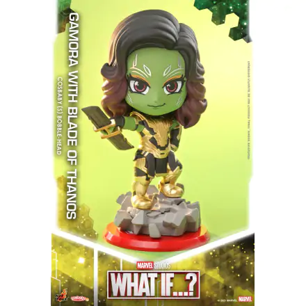 What If...? Cosbaby (S) Mini figura Gamora (with Blade of Thanos) 10 cm termékfotója