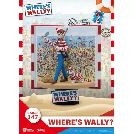 Where's Wally D-Stage Where's Wally PVC Diorama szobor figura 13 cm termékfotó