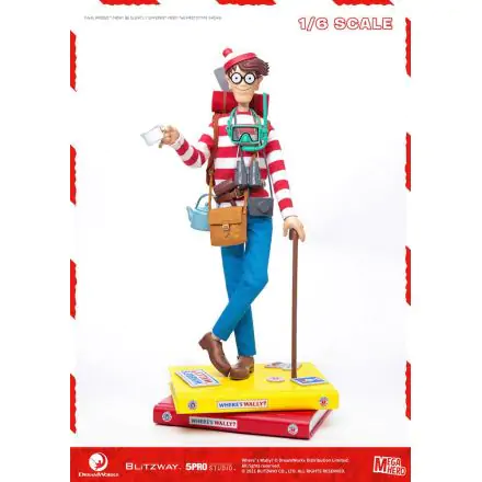 Where's Wally? Mega Hero 1/6 Wally akciófigura 34 cm termékfotó