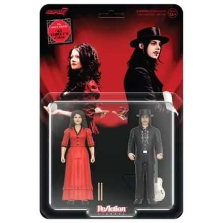 White Stripes ReAction Action 2 db-os figura csomag Wave 01 The White csíkos (Get Behind Me Satan) 10 cm termékfotó