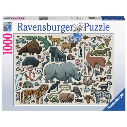 Wild animals puzzle 1000db-os termékfotó