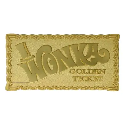 Willy Wonka & the Chocolate Factory Mini Golden Ticket replika (aranyozott) termékfotó