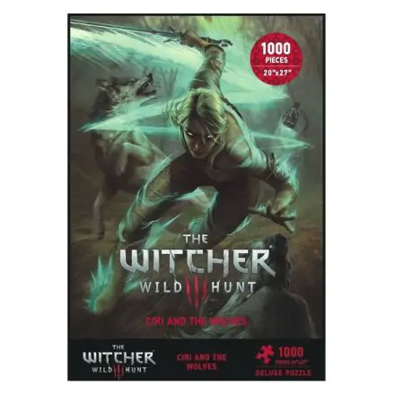 Witcher 3 Wild Hunt Ciri and the Wolves puzzle (1000 darab) termékfotója