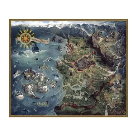 Witcher 3 Wild Hunt Northern Realms Map puzzle (1000 darab) termékfotó