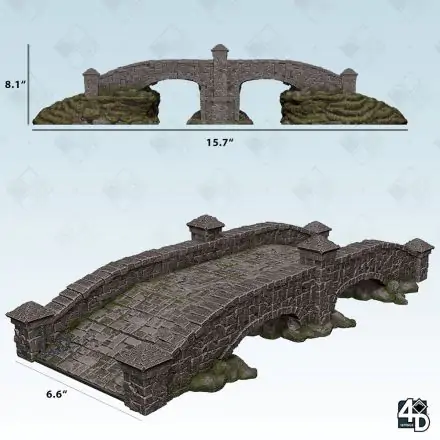 WizKids 4D Settings Miniatures Stone Bridge termékfotó