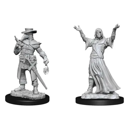 WizKids Deep Cuts Unpainted Miniature Plague Doctor & Cultist figurák termékfotó