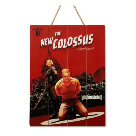 Wolfenstein WoodArts 3D Wooden Wall Art The New Colossus 30 x 40 cm termékfotó