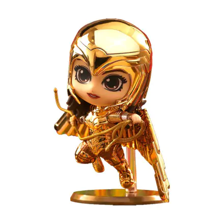 Wonder Woman 1984 Cosbaby (S) Mini figura Golden Armor Wonder Woman (Metallic Gold Version) 10 cm termékfotó