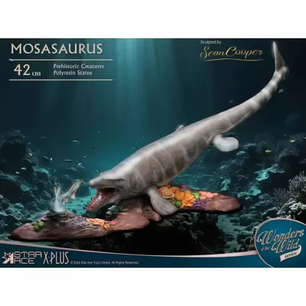 Wonders of the Wild Mosasaurus (DX) szobor figura 42 cm termékfotója