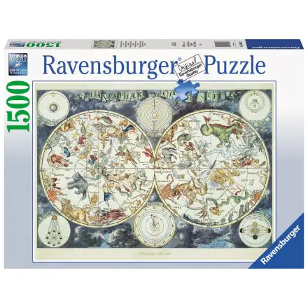 World Map of Fantastic Beasts puzzle 1500db-os termékfotó