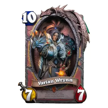 Hearthstone 3D Art Frame Varian Wrynn szobor figura 31 cm termékfotó