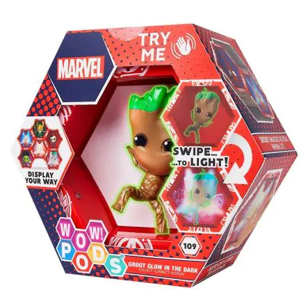 WOW! POD Marvel Groot Glow In The Dark led figura termékfotó