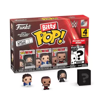 WWE Bitty Funko POP! Vinyl figura 4 db-os csomag The Undertaker 2,5 cm termékfotója