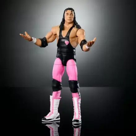 WWE WrestleMania Elite Collection Bret "Hit Man" Hart akciófigura 15 cm termékfotója