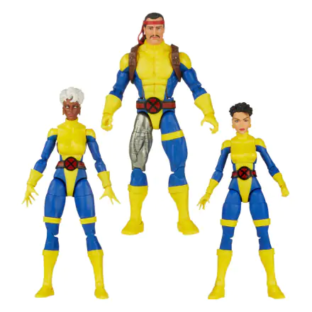 X-Men 60th Anniversary Marvel Legends Storm, Marvel's Forge, Jubilee 3 db-os akciófigura csomag 15 cm termékfotó