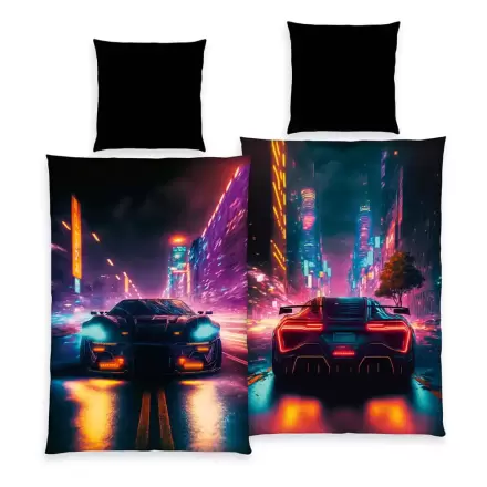 Young Collection Neon Cars ágyneműhuzat 135 x 200 cm termékfotó