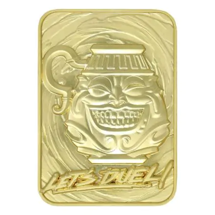 Yu-Gi-Oh! Replica Card Pot of Greed (gold plated) termékfotója