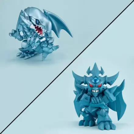 Yu-Gi-Oh! Duel Monsters Megatoon Blue Eyes White Dragon & Obelisk the Tormentor PVC szobor figura (with gift) termékfotója