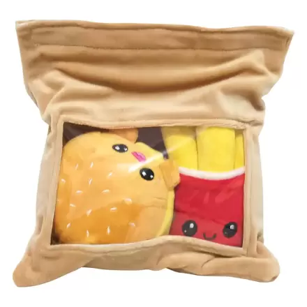 Yummis Together Burger & Fries in Take Away Bag plüss figura 21 cm     termékfotó