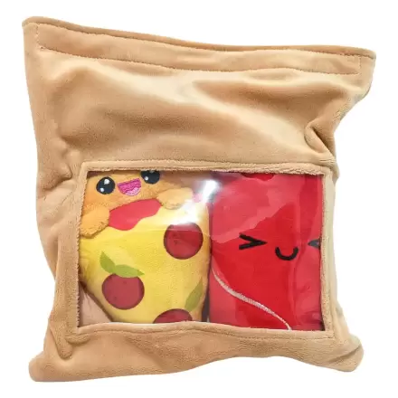 Yummis Together Pizza & Cola in Take Away Bag plüss figura 21 cm     termékfotó