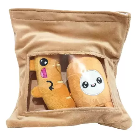 Yummis Together Sausage & Mustard in Take Away Bag plüss figura 21 cm     termékfotó