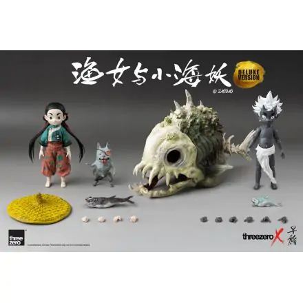Zao Dao1/6 Fishergirl and Little Sea Elf Deluxe Edition  szobor figurák 15 cm termékfotó