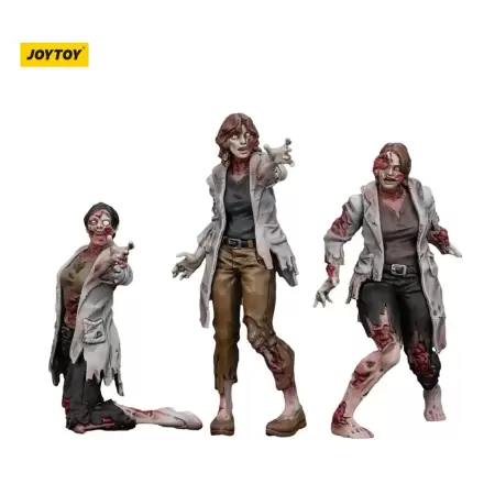 Zombie Dark Source Scientists (Female) 3 db-os akciófigura csomag 8 cm termékfotó