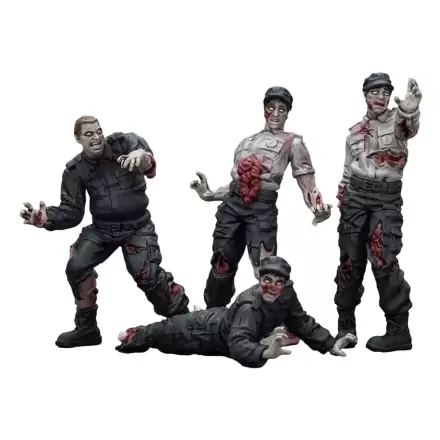 Zombie Dark Source Security Guards  4 db-os akciófigura csomag 8 cm termékfotó