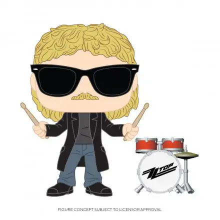 ZZ Top POP! Rocks Vinyl figura Frank Beard 9 cm termékfotó